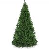 7.5' Unlit Artificial Green Spruce Christmas Tree, w/Easy Assembly - Thumbnail 1