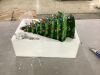 Pre-Lit Ceramic Tabletop Christmas Tree with Lights- 15in - Thumbnail 4