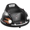 6V Kids Ride On Bumper Car Toy w/ Remote, Harness, Lights, 360 Degree Spin - Thumbnail 1