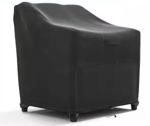 Lot of (2) KHOMO GEAR 38 in. L x 36 in. H x 36 in. D, Black Outdoor Patio Wide Chair Furniture Cover - Lot 993JF