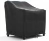 Lot of (2) KHOMO GEAR 38 in. L x 36 in. H x 36 in. D, Black Outdoor Patio Wide Chair Furniture Cover - Thumbnail 1