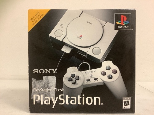 Sony Playstation Classic, New, Sold as is - Lot 15