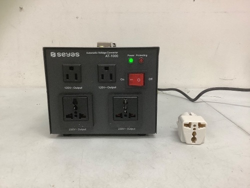 Automatic Voltage Converter, Powers Up, E-Commerce Return, Sold as is - Lot 31