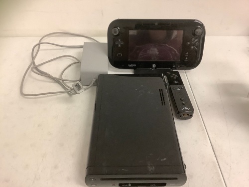 Nintendo Wii U WUP-101(02) 32 GB Black Console, Powers Up, E-Commerce Return, Sold as is - Lot 64
