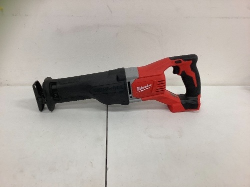 Milwaukee Sawzall Reciprocating Saw, No Box, Battery or Blade, E-Commerce Return, Sold as is - Lot 81