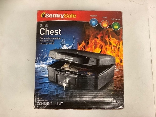 SentrySafe Small Chest Safe, Appears New, Sold as is - Lot 88