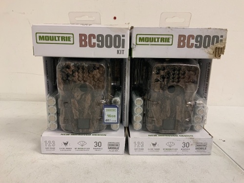 Lot of (2) Moultrie Trail Cameras, E-Commerce Return, Sold as is - Lot 155