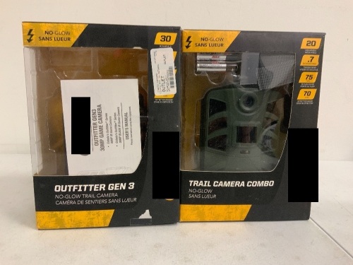 Lot of (2) Trail Cameras, E-Commerce Retrn, Sold as is - Lot 175