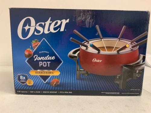 Oster Fondue Pot, Appears New, Sold as is - Lot 177