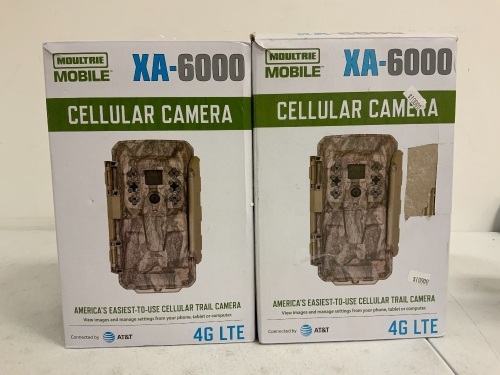 Lot of (2) Moultrie Trail Cameras, E-Commerce Return, Sold as is - Lot 184