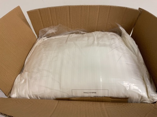 Beckham Plush Gel Fiber Filled Pillows, Queen 2 pack, Appear New, Sold as is - Lot 186
