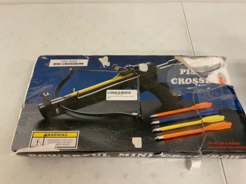 Mini Pistol Cross Bow, Works, E-Commerce Return, Sold as is - Lot 197