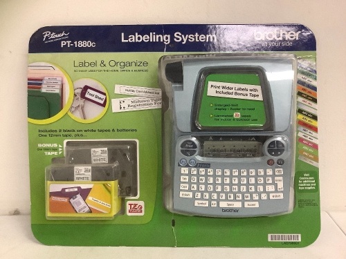 P-touch Brother Labeling System, Appears New, Sold as is - Lot 248