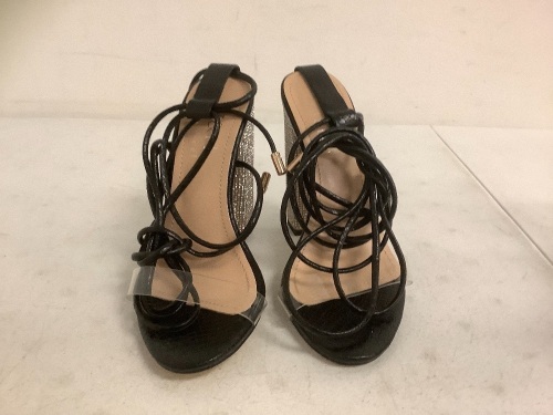Women Black High Heel Shoes, 6, Appears New, Sold as is - Lot 252