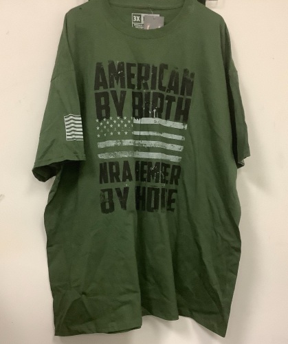 NRA Mens T Shirt, 3X, E-Commerce Return, Sold as is - Lot 259
