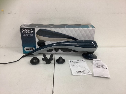 Wahl Deep Tissue Massager, Powers Up, E-Commerce Return, Sold as is - Lot 273