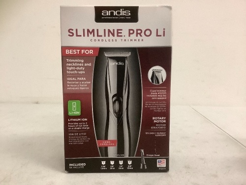 Andis Slimline Pro Li Cordless Trimmer, Appears New, Sold as is - Lot 295