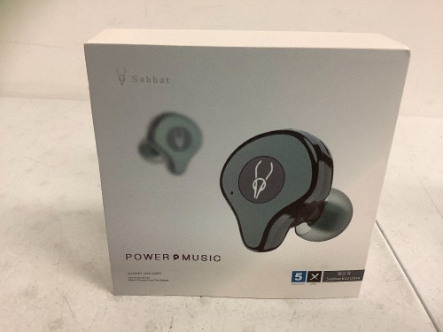 Sabbat E12 Ultra Wireless Earbuds, Powers Up, Appears new, Sold as is - Lot 320