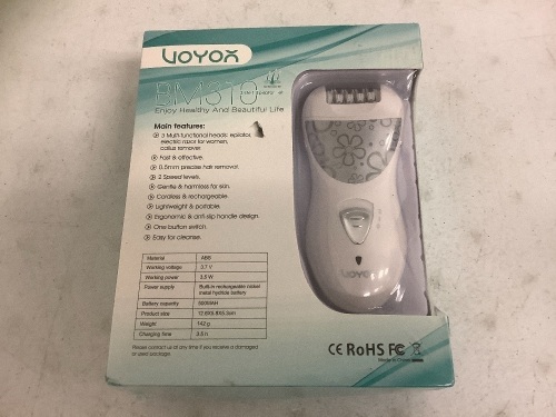 3 in 1 Epilator, Electric Razor and Callus Remover, Appears New, Sold as is - Lot 338