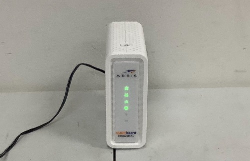 ARRIS Surfboard SBG6700AC Cable Modem/Wi-Fi AC1600 Router, E-Comm Return, Sold as is - Lot 373