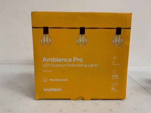 LED Outdoor Globe String Lights, Appears New, Sold as is - Lot 377