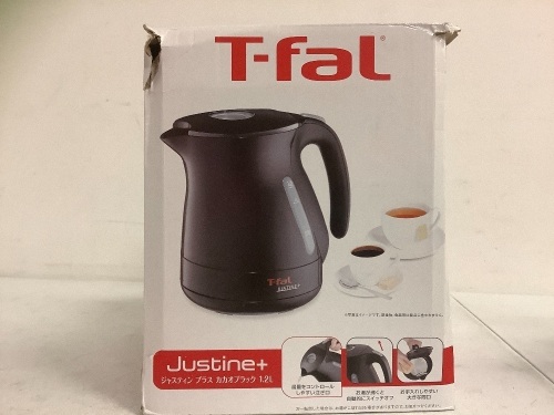 T-fal Justine+ Electric Kettle, Appears New, Sold as is - Lot 396