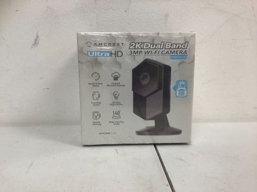 Amcrest UltraHD 2K Dual Band WiFi Camera, New, Sold as is - Lot 450