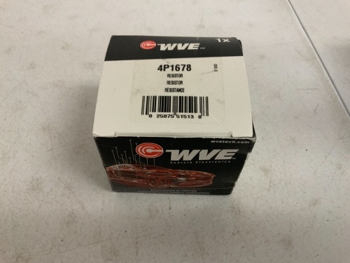 WVE 4P1678 HVAC Blower Motor Resistor, Appears New, Sold as is - Lot 612