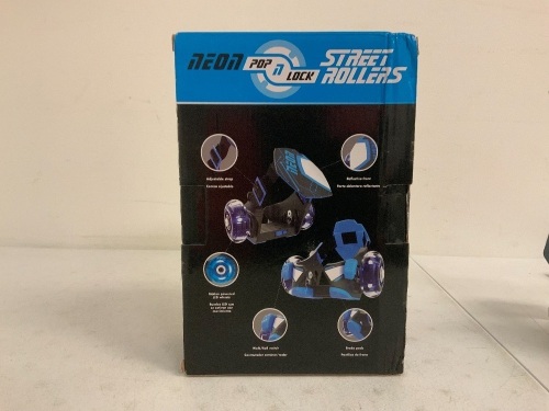 Neon Pop n Lock Street Rollers, Appears New, Sold as is - Lot 631