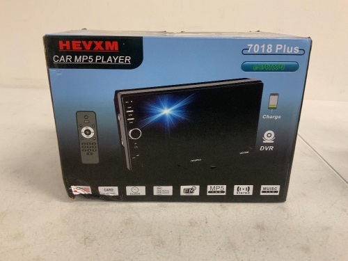 Hevxm Car MP5 Player, Appears New, Sold as is - Lot 666