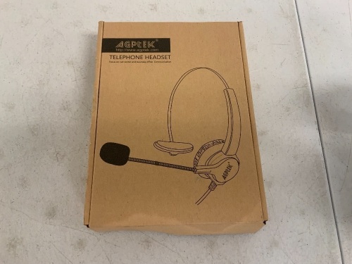AGPtek Telephone Headset, Appears New, Sold as is - Lot 677