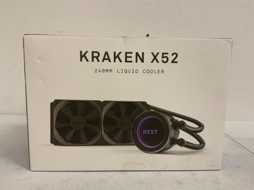 Kraken X52 Liquid Cooler, E-Commerce Return, Sold as is - Lot 684