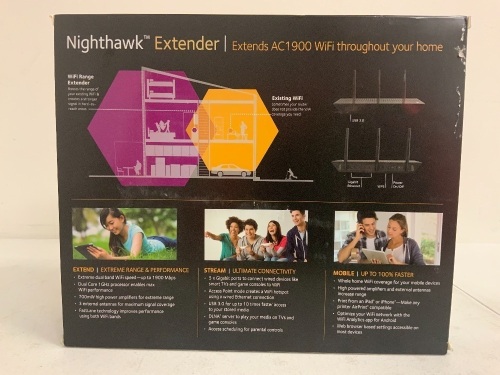 Netgear WiFi Range Extender, Appears New, Sold as is - Lot 688