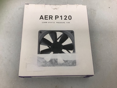 AER P120 Static Pressure Fan, E-Commerce Return, Sold as is - Lot 724G