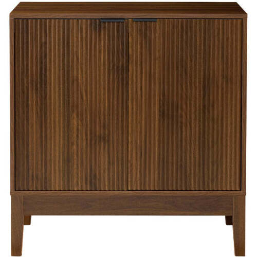 2-Door Reeded Storage Cabinet, Accent Furniture, Sideboard - Lot 5009