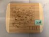 Totally Bamboo A Slice of Life Ohio State Serving and Cutting Board, 11" x 8.75" - Thumbnail 2