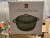 Cast-Iron Dutch Oven Kitchen Cookware w/ Enamel, Handles - 7.5qt - Thumbnail 2