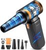Compressed Air Duster, 260000RPM Cordless Electric Air Blower with Brushless Motor, 3-Speed Adjustable & Rechargeable – Powerful Dust Cleaner for Keyboard, Computer, Car, Outdoor, Air Bed - Thumbnail 1