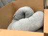 Chilling Home Pregnancy Pillow, 55in Pregnancy Pillows for Sleeping, U Shape Body Pillows for Adults, Maternity Pillow for Pregnant Women, with Grey Jersey Cotton Removable Cover - Thumbnail 2