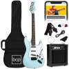 Beginner Electric Guitar Kit w/ Case, 10W Amp, Tremolo Bar - 39in - Thumbnail 1