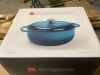 Cast-Iron Dutch Oven Kitchen Cookware w/ Enamel, Handles - 6qt - Thumbnail 2