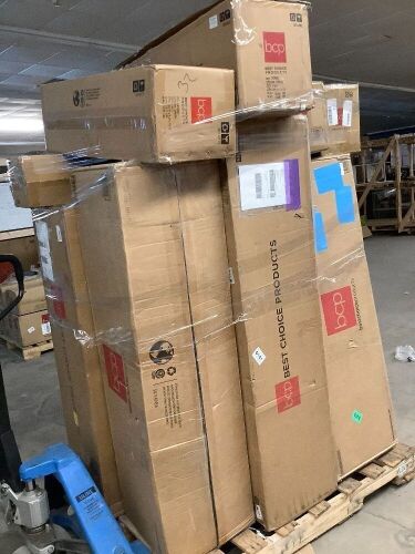 Lighted 2D Outdoor Christmas Reindeer & Sleigh Set w/ Warm White LED Lights - Lot 5306