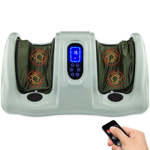 Therapeutic Foot Massager w/ High Intensity Rollers, Remote, 3 Modes - Lot 5417