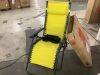 Folding Zero Gravity Recliner Patio Lounge Chair w/ Canopy, Side Tray - Thumbnail 2