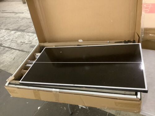 10-in-1 Combo Game Table Set w/ Pool, Foosball, Ping Pong, Chess - 2x4ft - Unknown if Complete - Lot 459