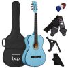 Beginner Acoustic Guitar Set w/ Case, Strap, Extra Strings - 38in - Thumbnail 1