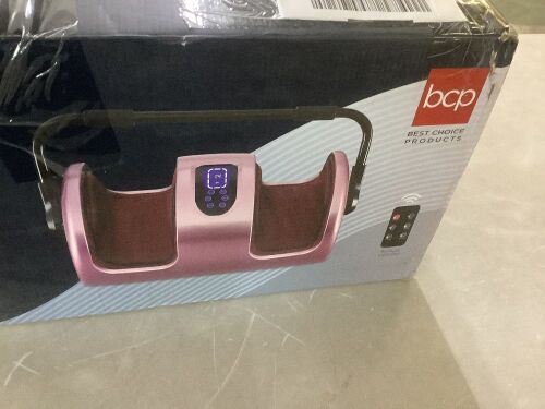 Reflexology Shiatsu Foot Massager w/ High-Intensity Rollers, Remote Control - Lot 525