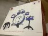 11-Piece Kids Starter Drum Set w/ Bass Drum, Tom Drums, Snare, Cymbal, Stool, Drumsticks - Thumbnail 3