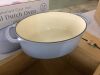 Oval Cast-Iron Dutch Oven Kitchen Cookware w/ Enamel - 7.5qt - Thumbnail 3