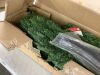 7.5' Unlit Spruce Pencil Christmas Tree w/ Folding Metal Base - Thumbnail 3